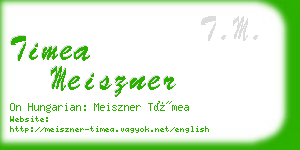 timea meiszner business card